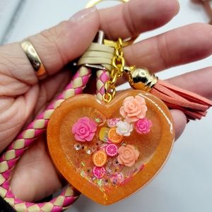 Heart Shaker Keychain
